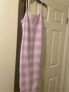 No Boundaries Lilac and White Trim Cami
